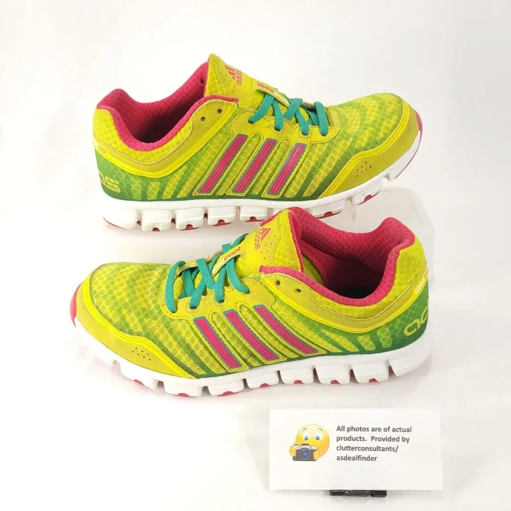 Adidas Climacool Aerate Athletic Lace Up Shoe Womens Size 6.5 G66526 Yellow